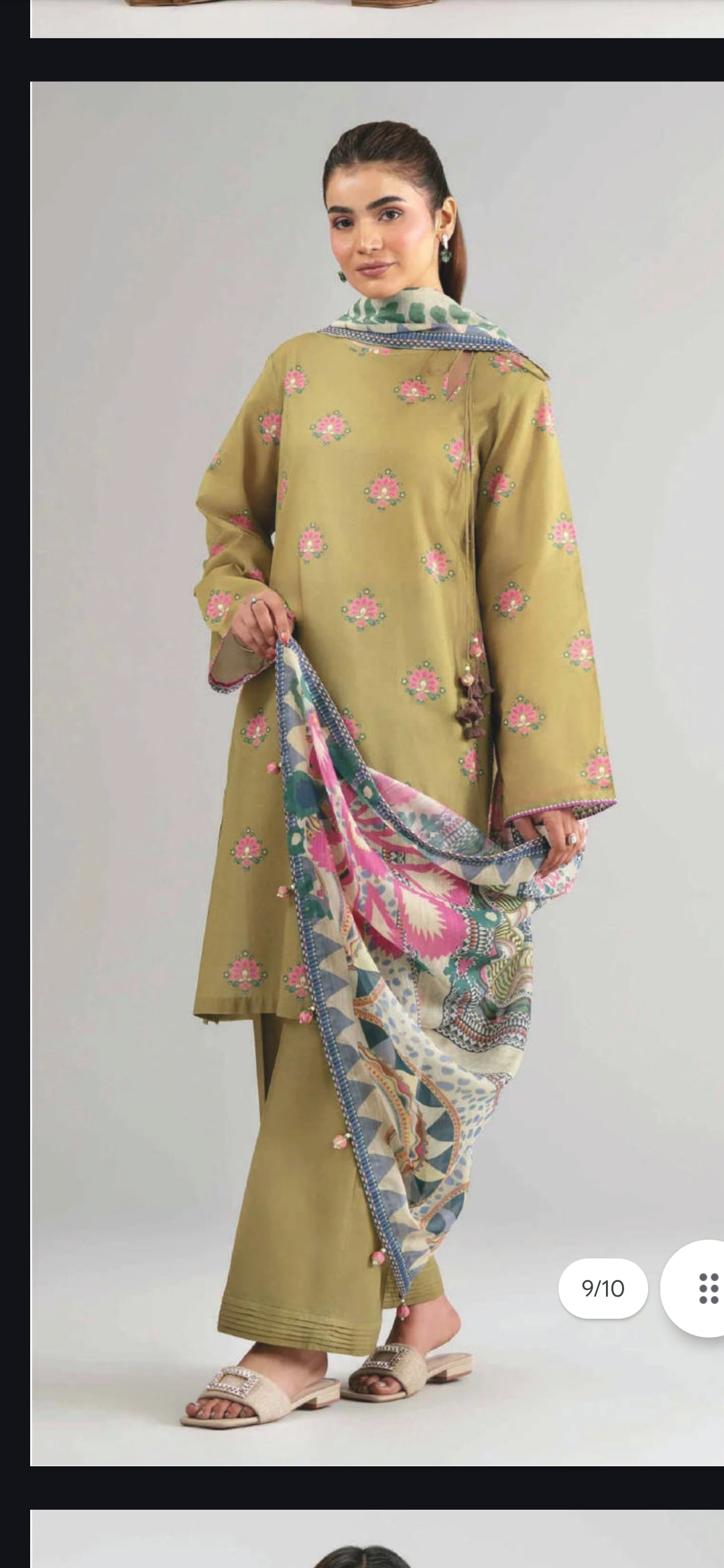 Nishat 2 pc Shirt Dupatta