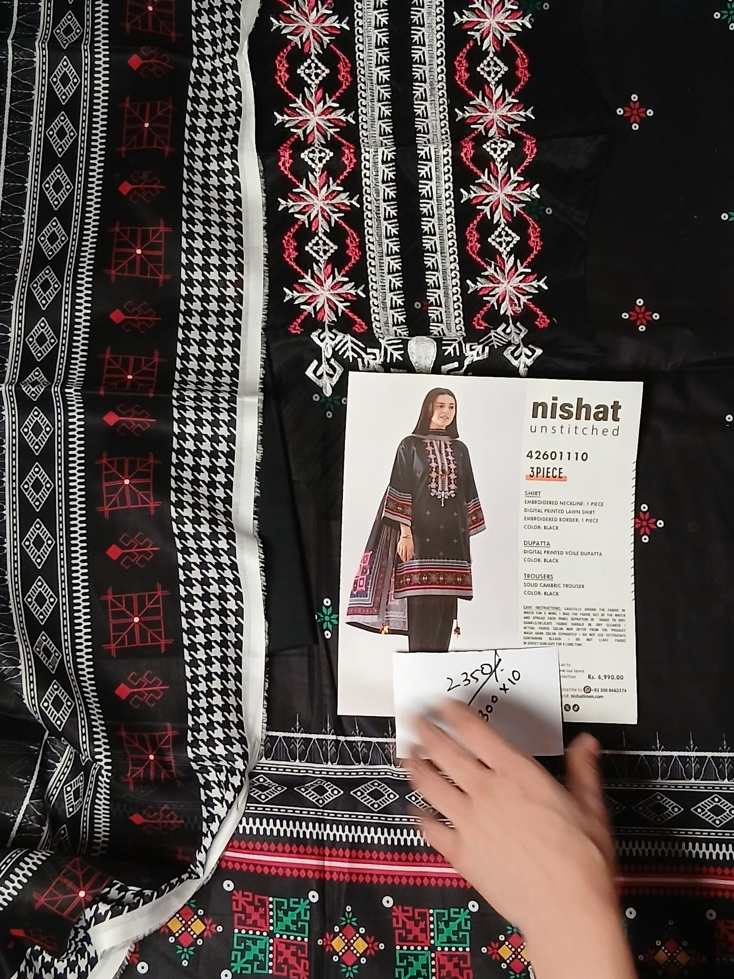 Nishat lawn dupatta