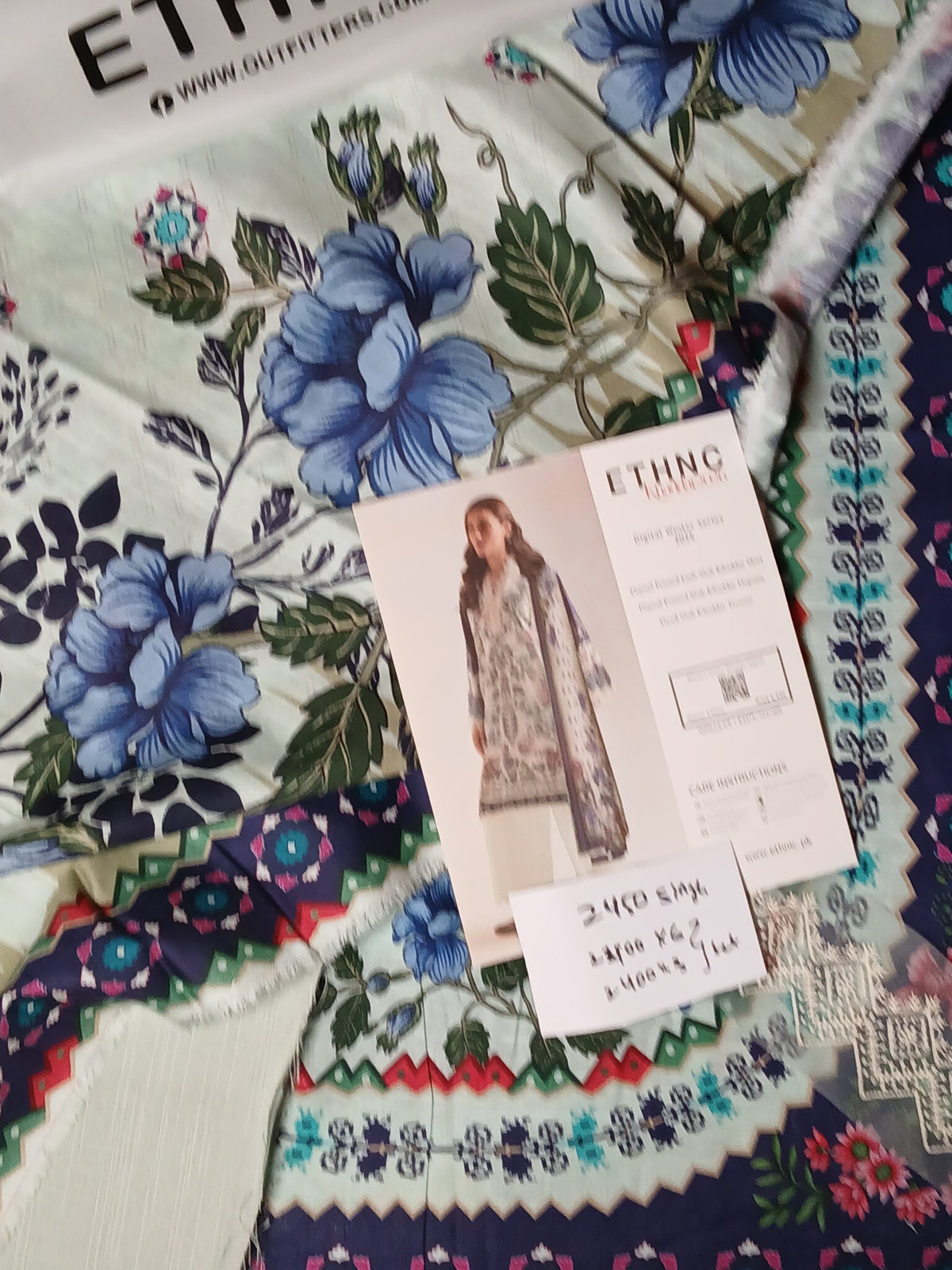 Ethnc khaddar embroidery