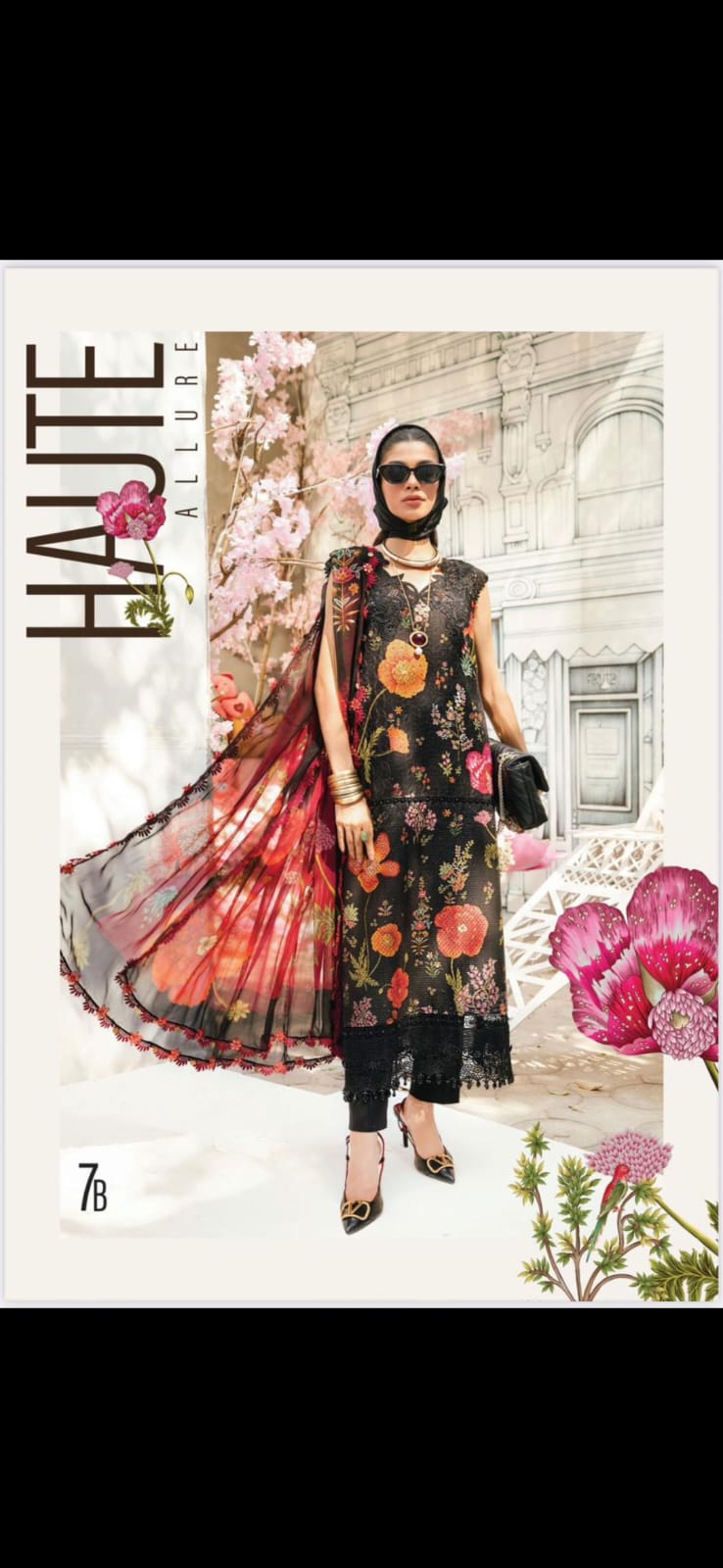 Maria B 3pc printed