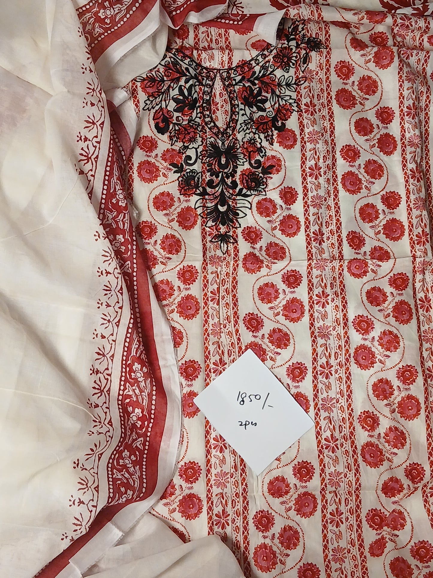 J. 2pc embroidery