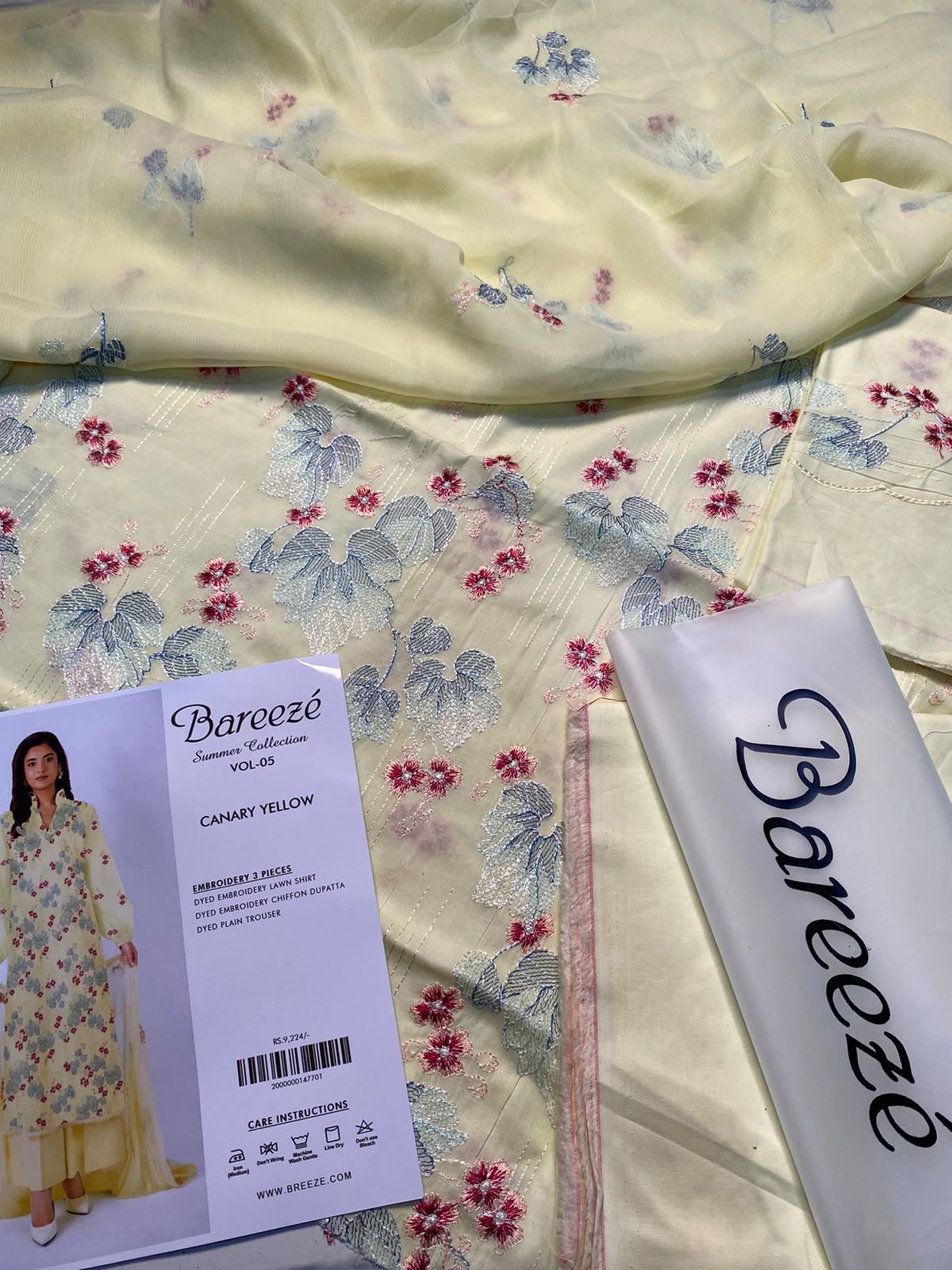 Bareeze embroidery 3pc