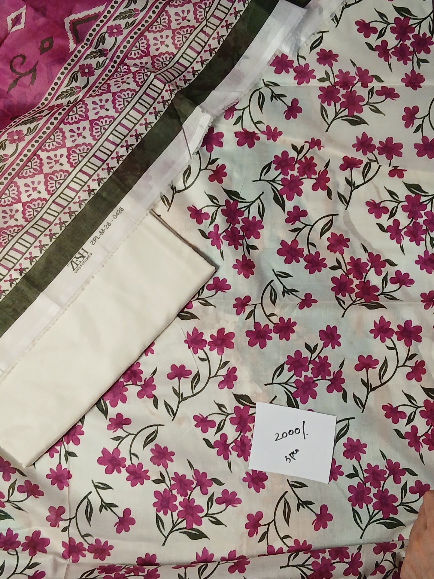 Zeesh 3pc lawn