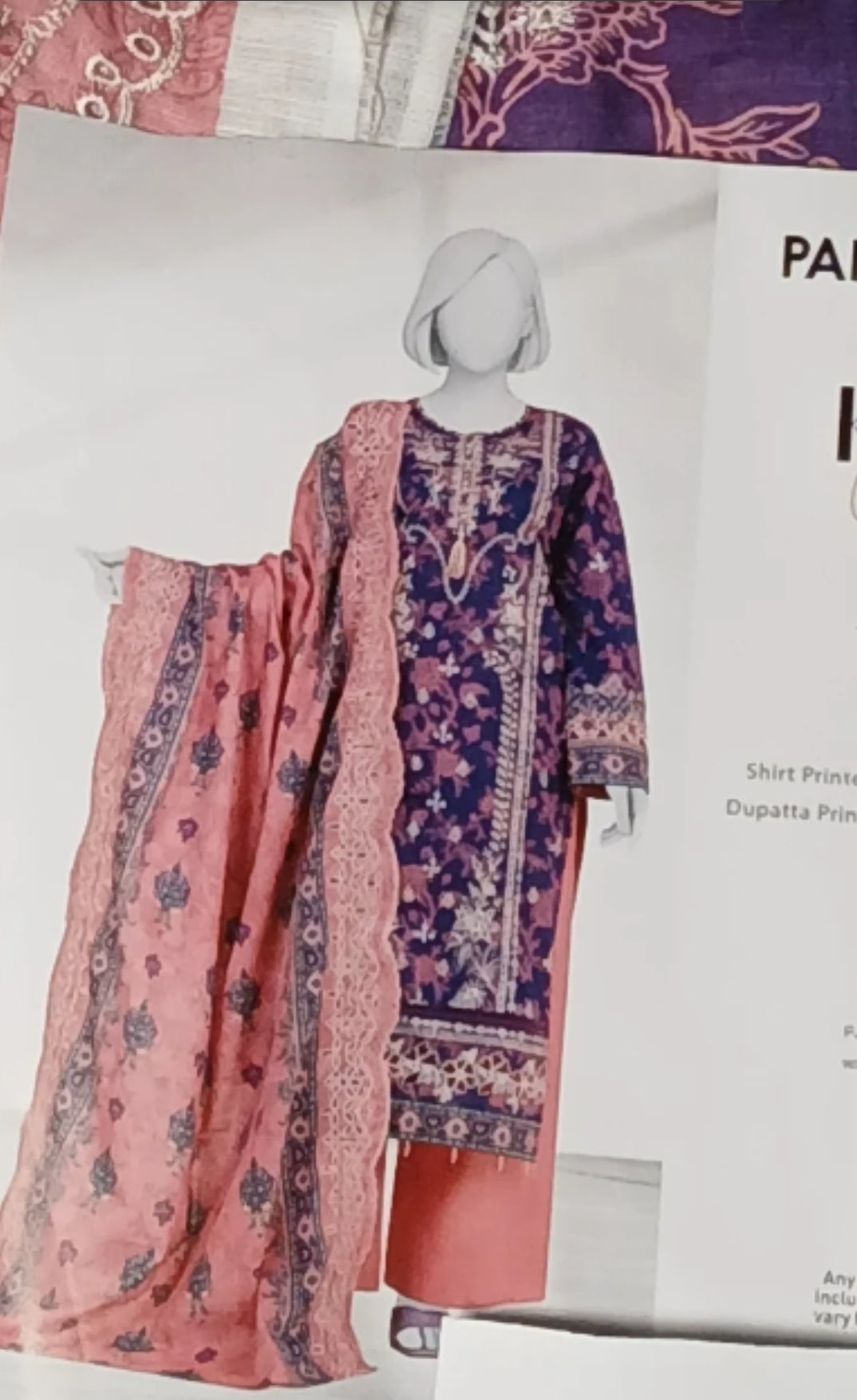 J. Panjnad embroidery 3pc