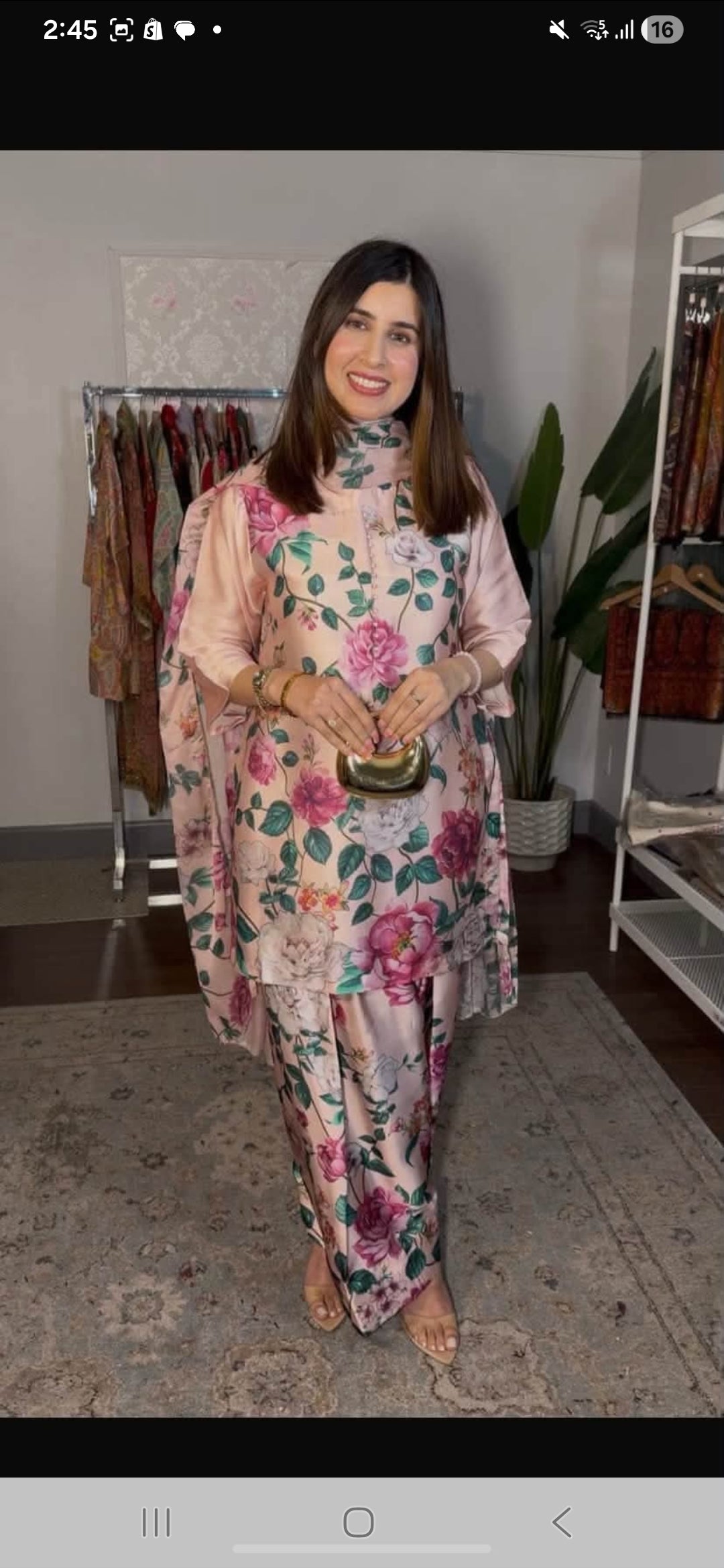 Silk printed 3 pcs