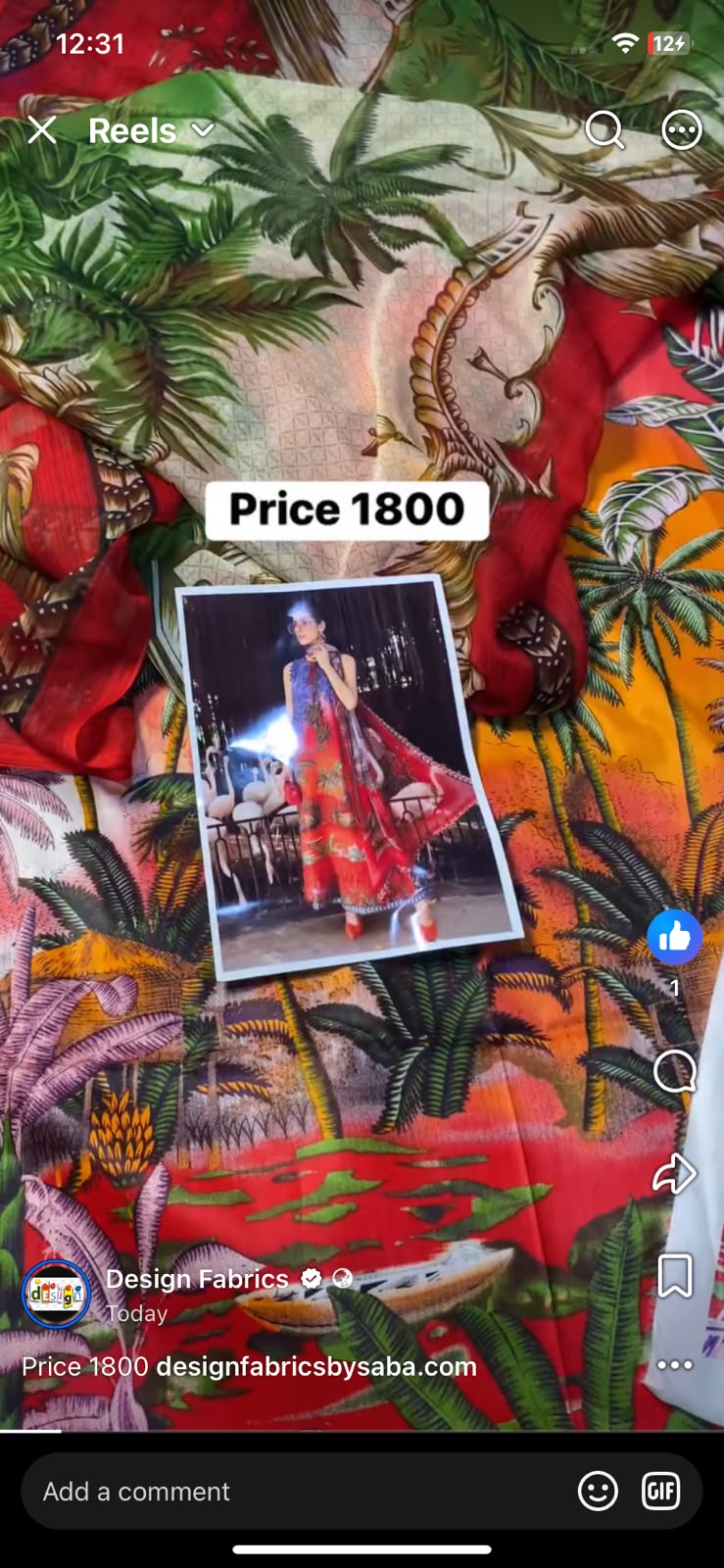 Maria b 3pc printed lawn