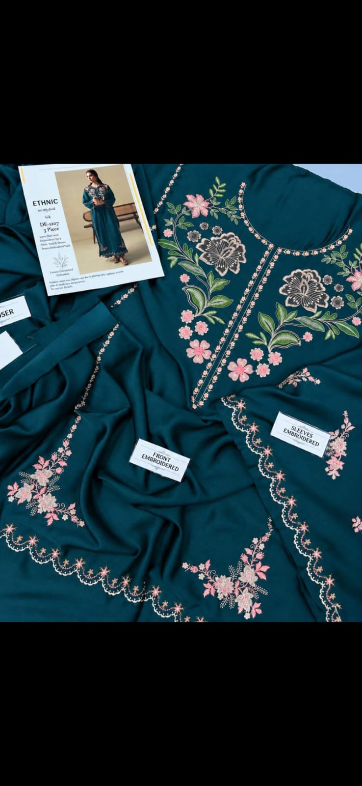 Ethnc Silk Kaaftan