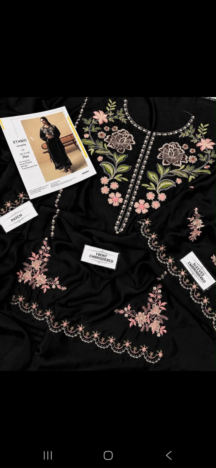 Ethnc 2pc embroidery