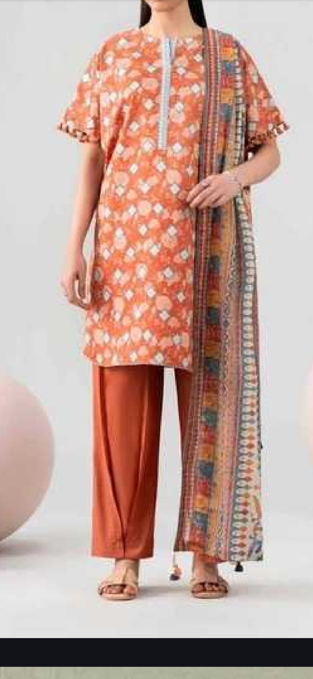 Lawn 2pc  Shirt Dupata