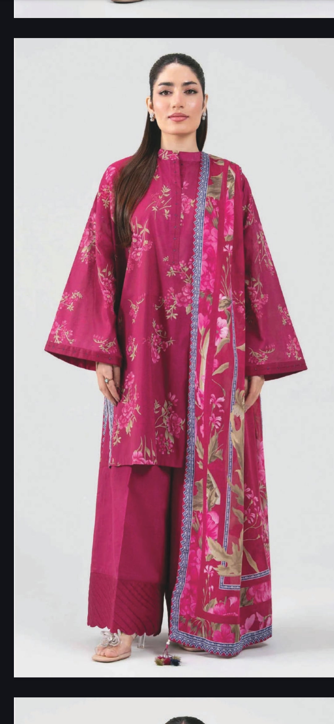 Nishat 2 pc Shirt Dupatta