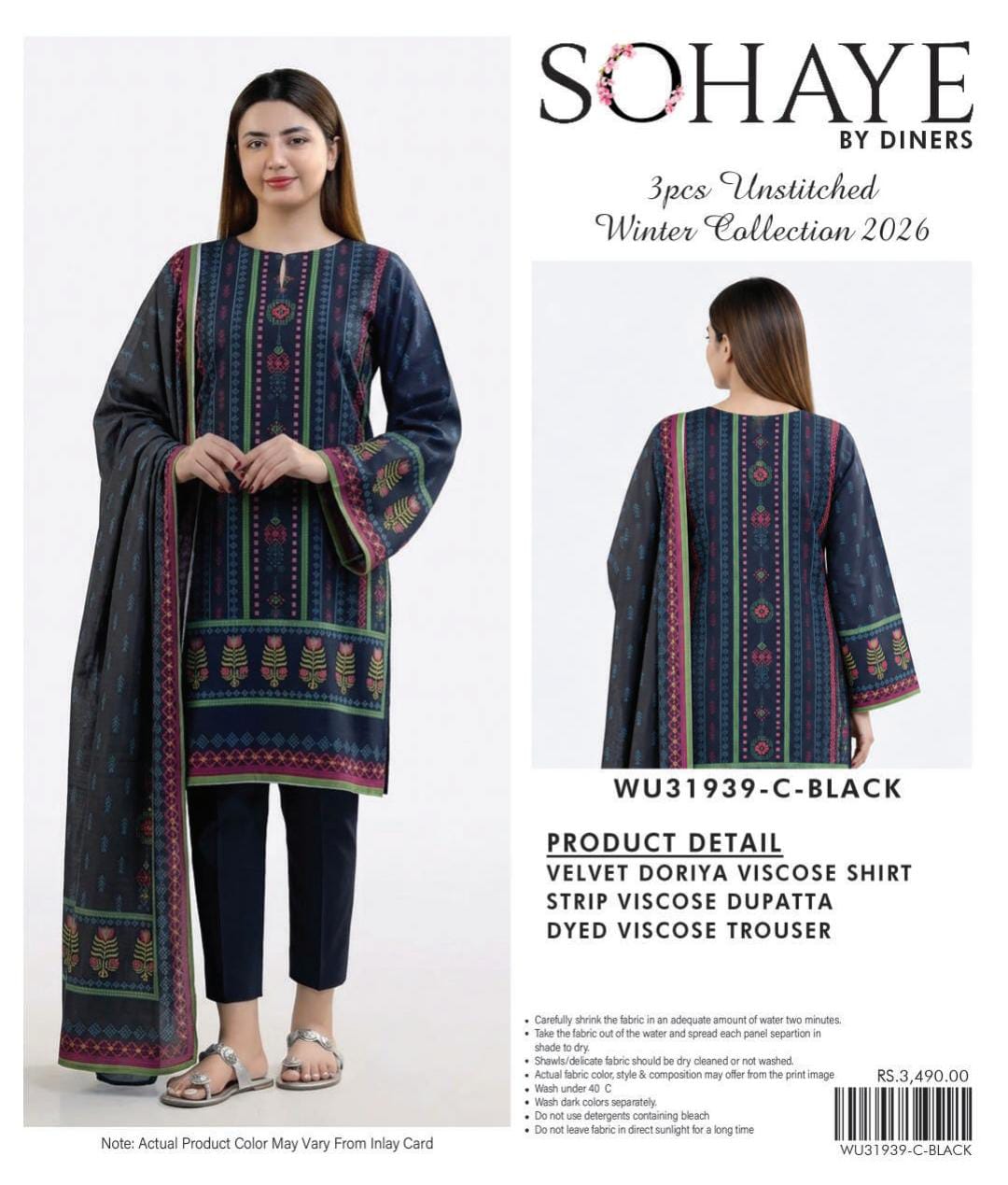 Original sohaye linen 3pc