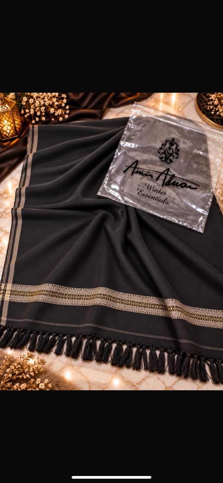 (Pack Of 8) Gents shawls Amir Adnan