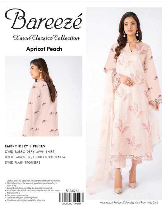 Bareeze 3pc embroidery