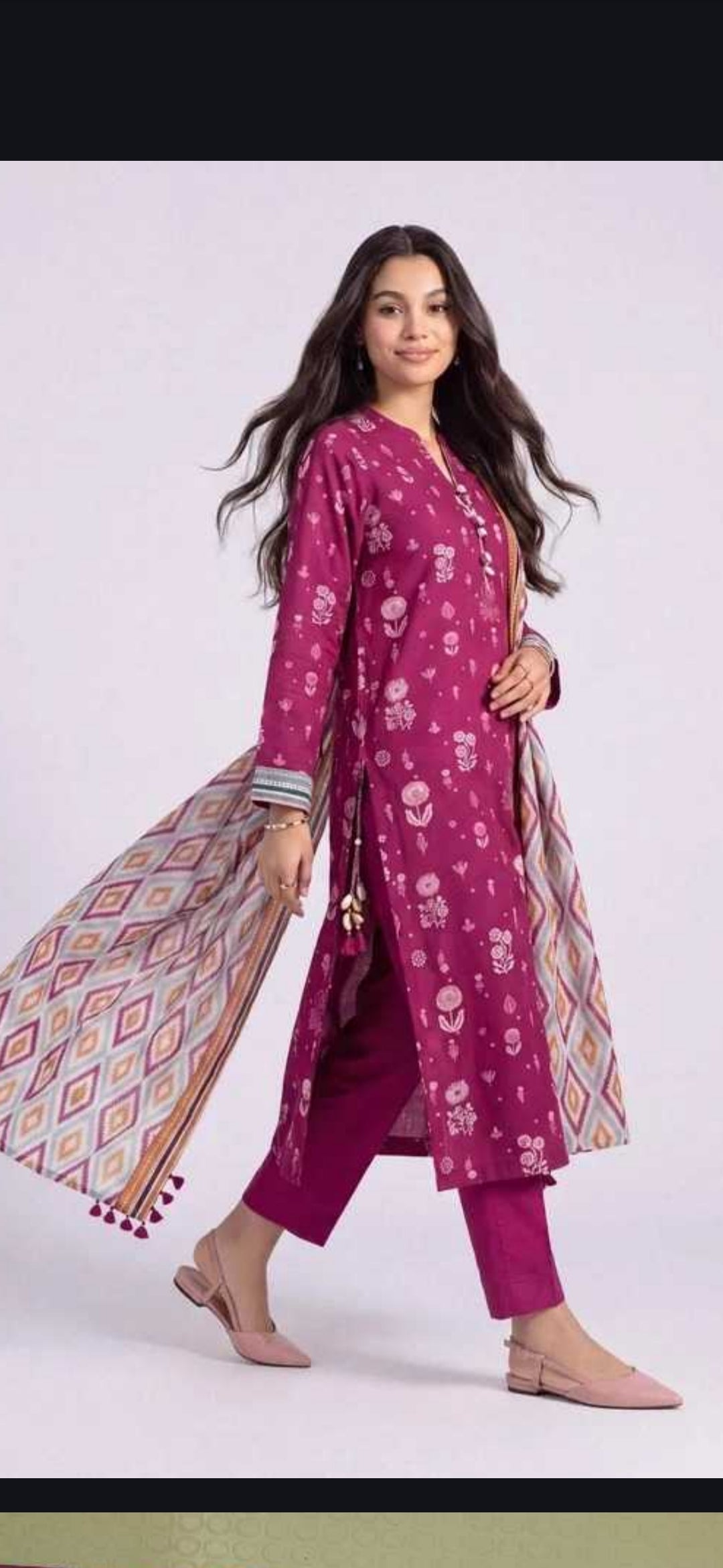 Lawn 2pc  Shirt Dupata