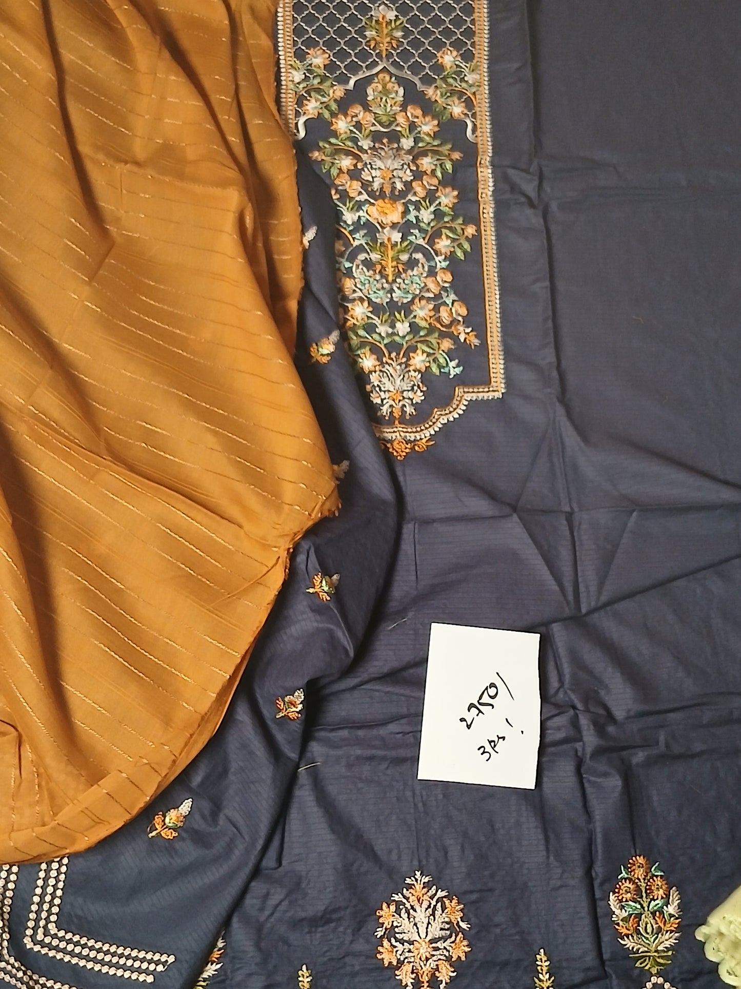 embroidered 3pc