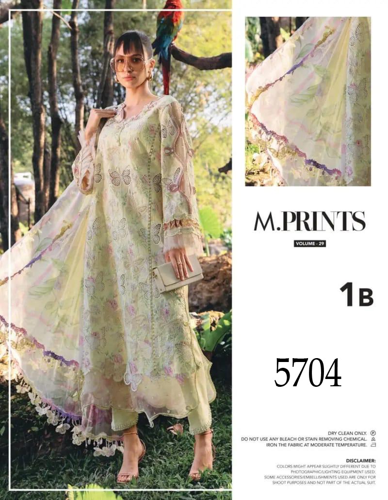Maria b butterfly printed 3pc
