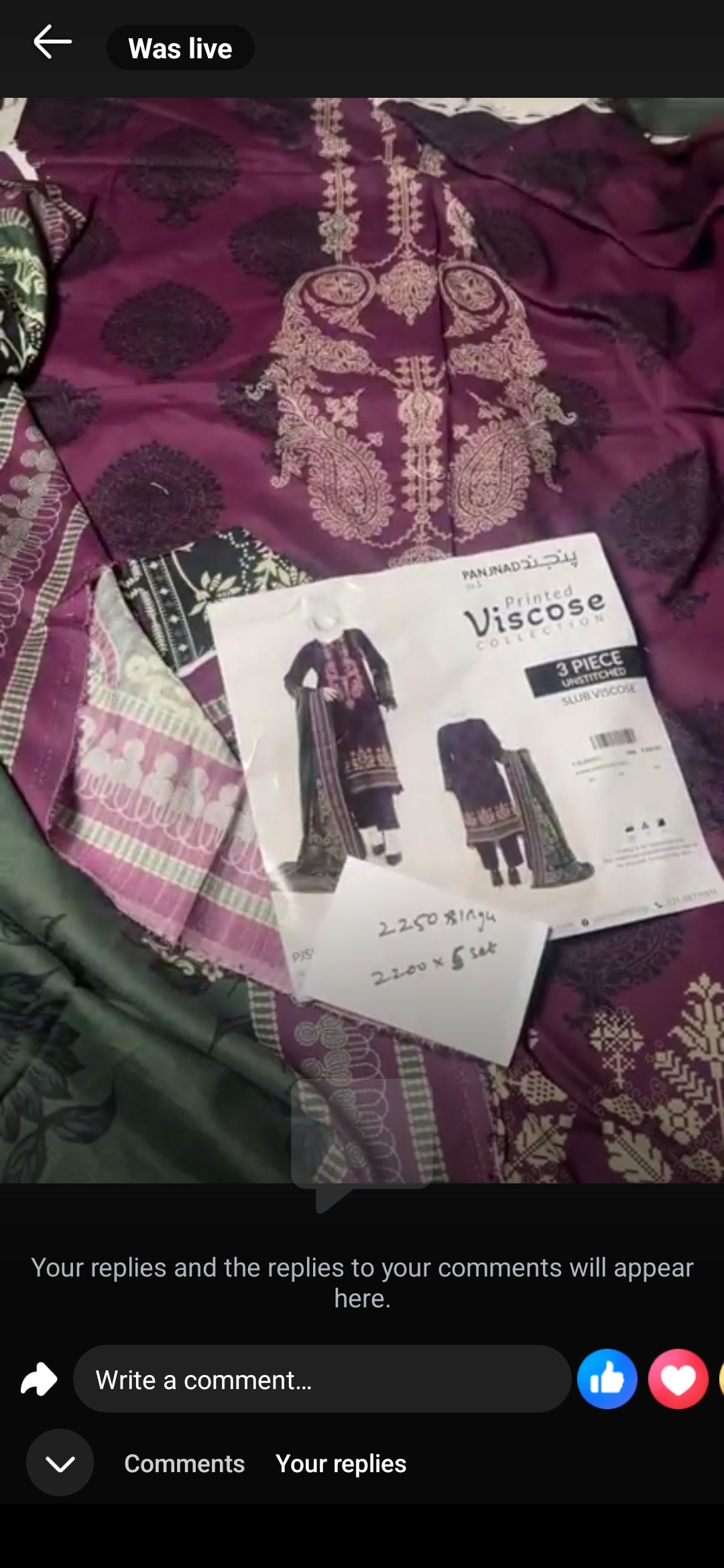 J. Panjnad viscose pack of 5