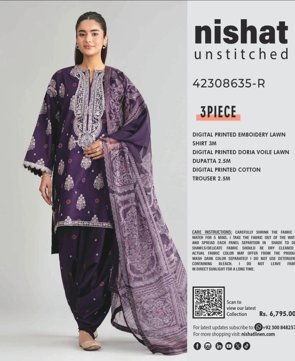 Nishat 3pc embroidery Set (7)