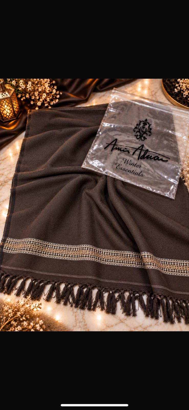 (Pack Of 8) Gents shawls Amir Adnan