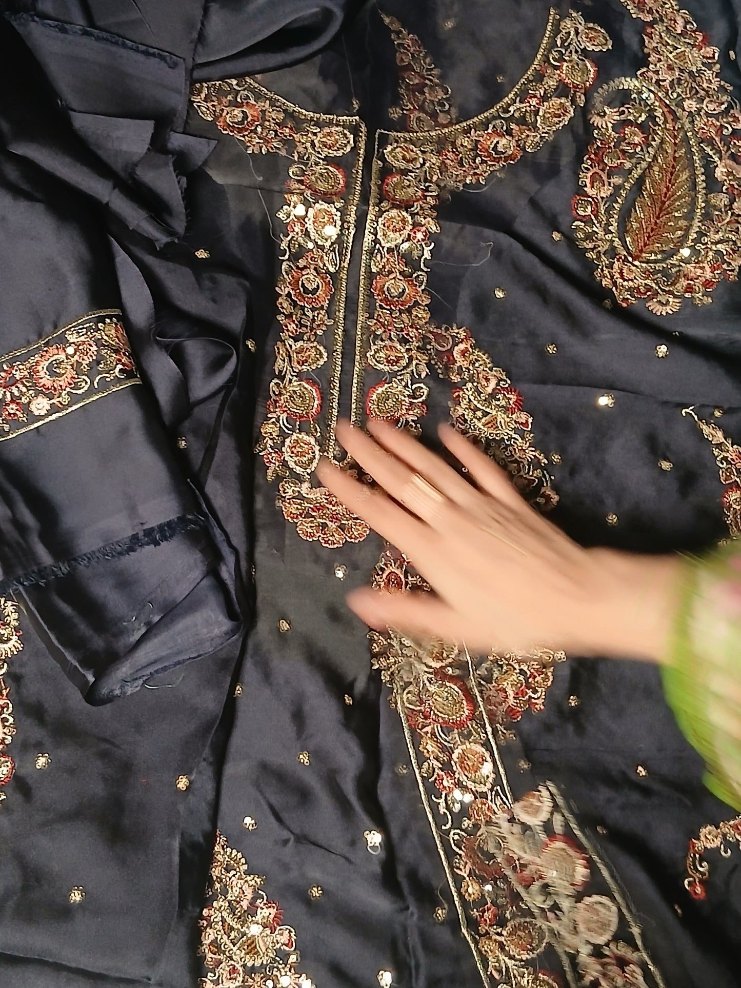 Navy Blue Ethnc 2pc