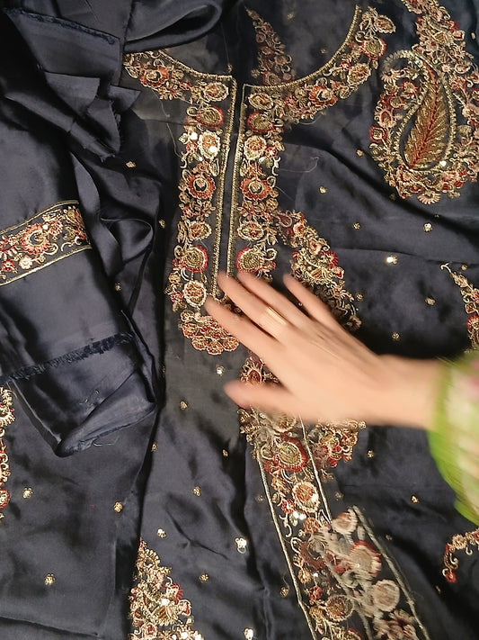 Navy Blue Ethnc 2pc