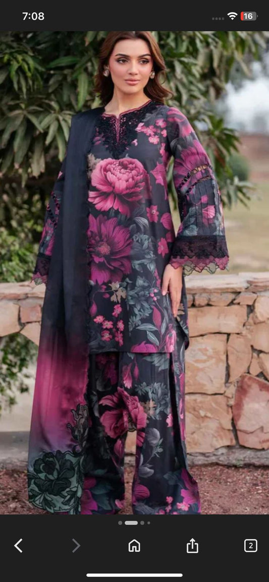 Iznik 3 pcs printed