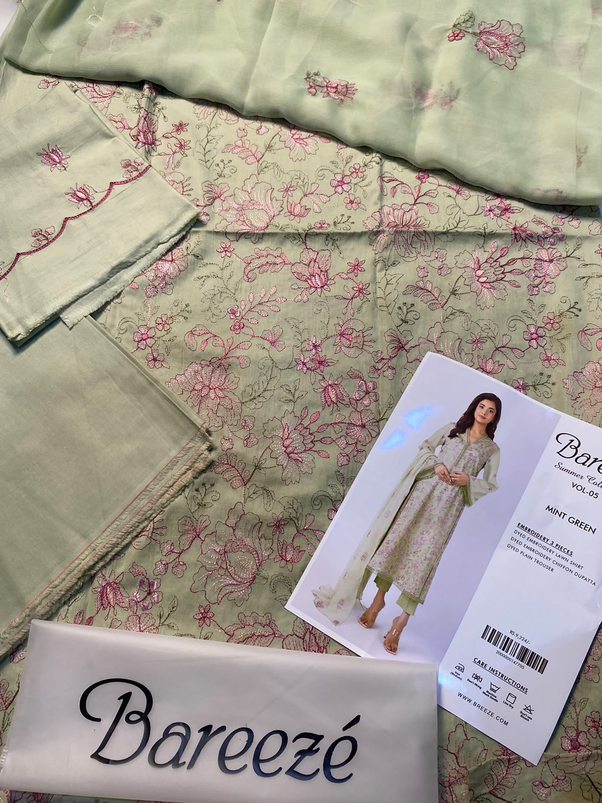 Bareeze embroidery pack of 6