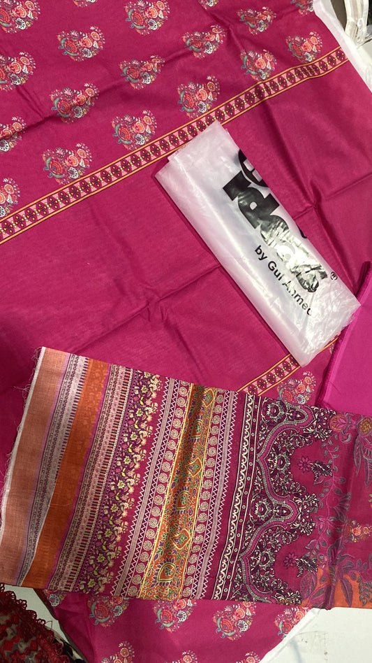 Gul ahmed 3pc lawn dupatta