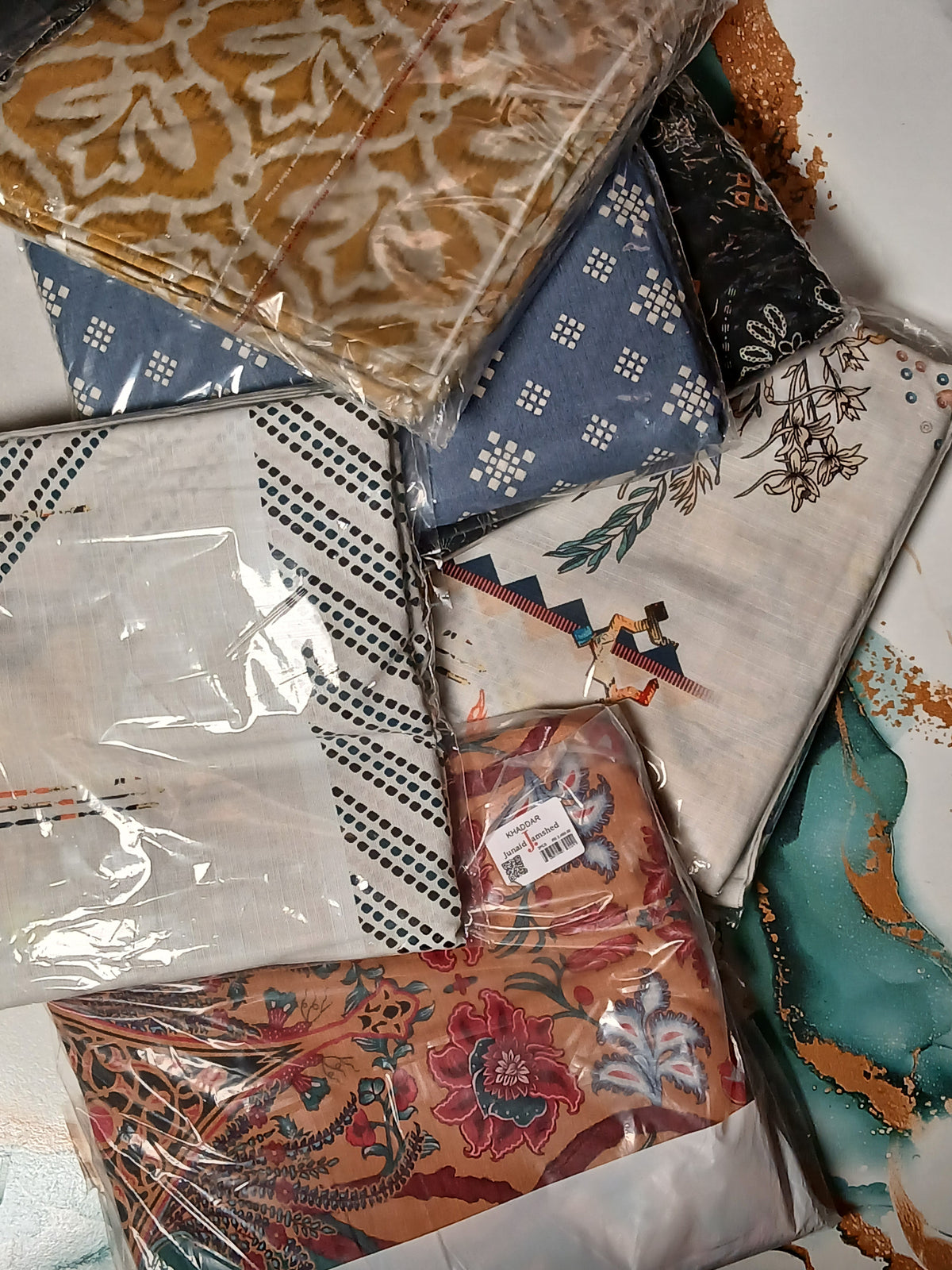 (Pack of 5) 2pc khaddar