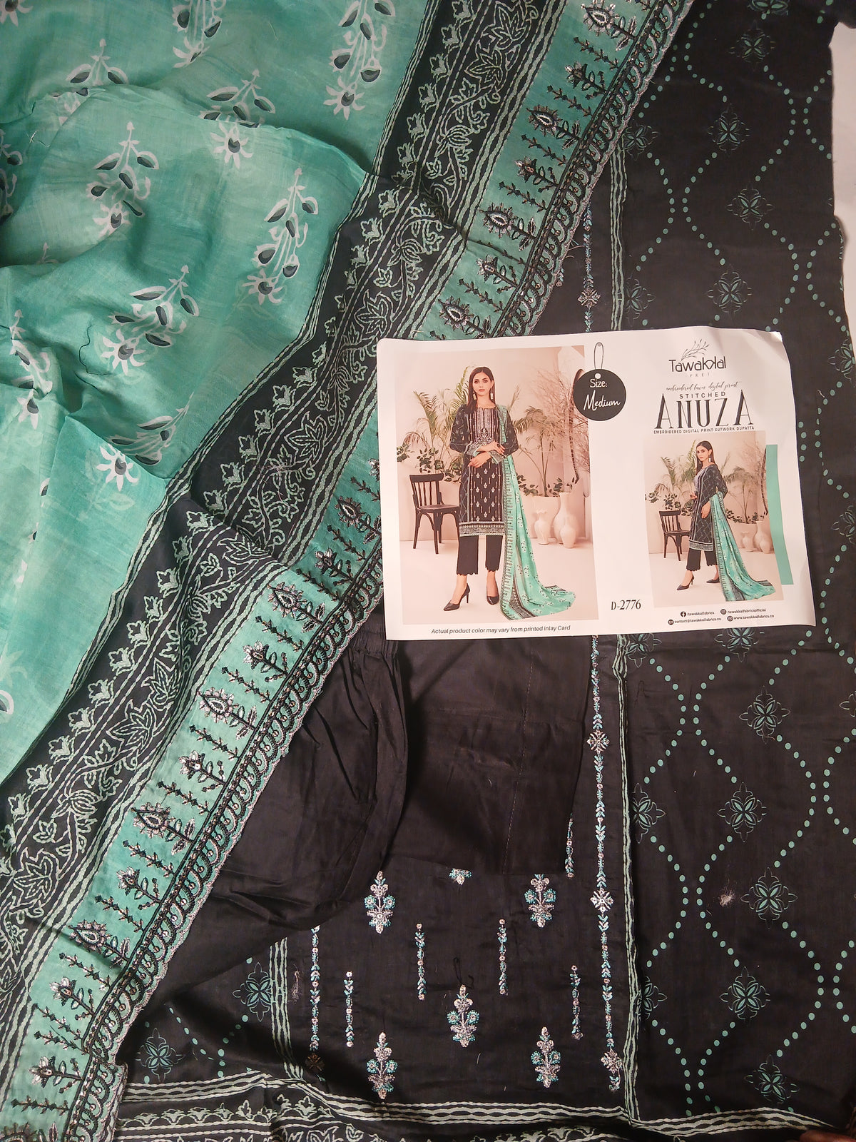 Tawakkal 3pc embroidery luxury
