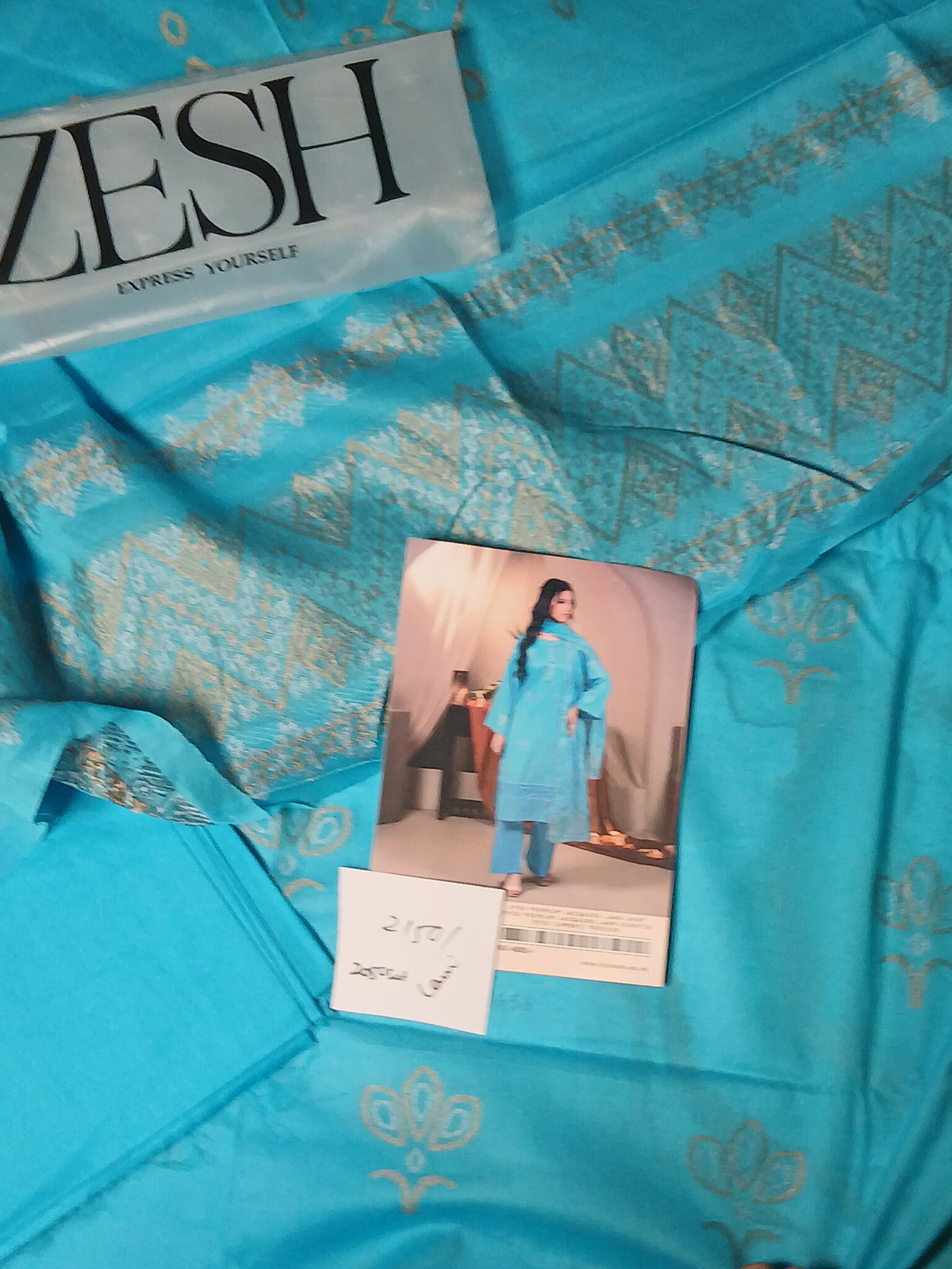 (PACK OF 6)Zesh Jaquard