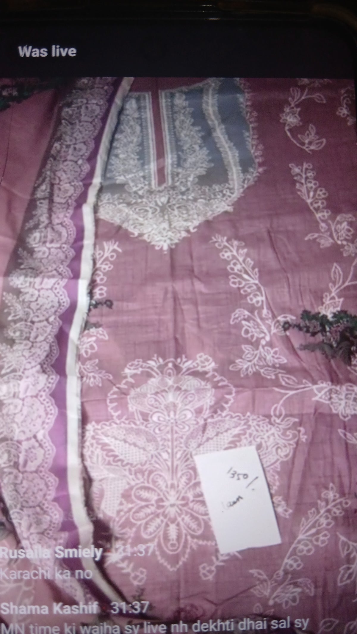 Branded lawn 2pc shirt dupatta