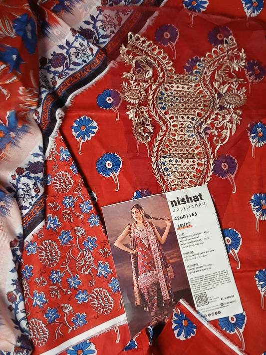 Nishat lawn dupatta