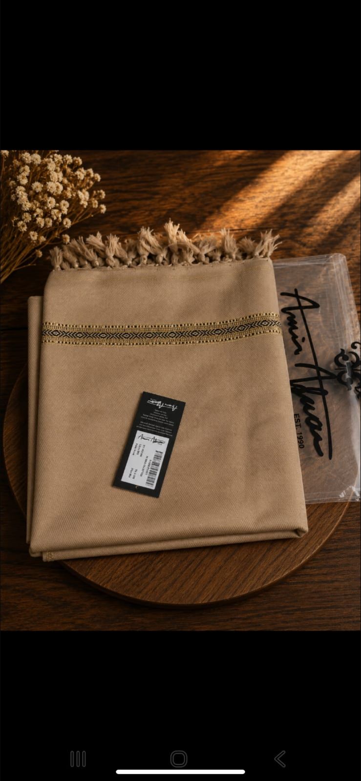 (Pack Of 8) Gents shawls Amir Adnan