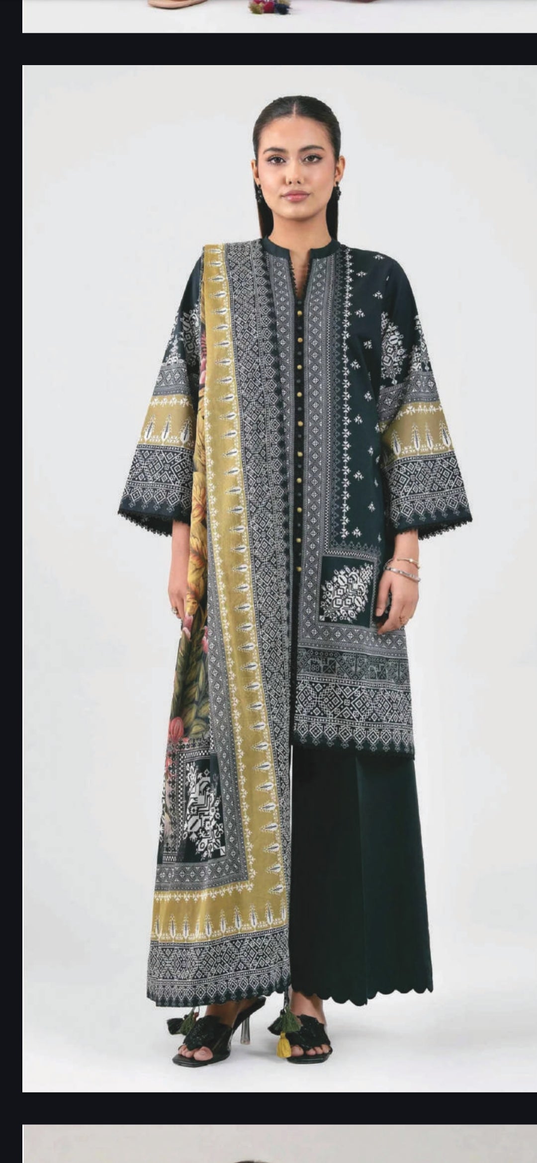 Nishat 2 pc Shirt Dupatta