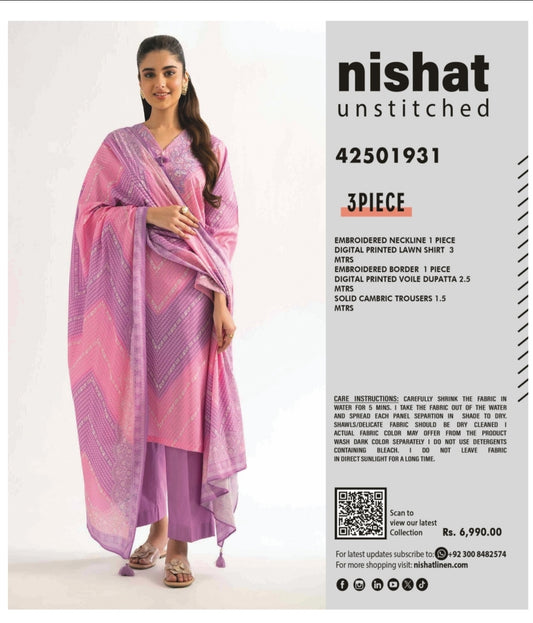 Nishat eid collection