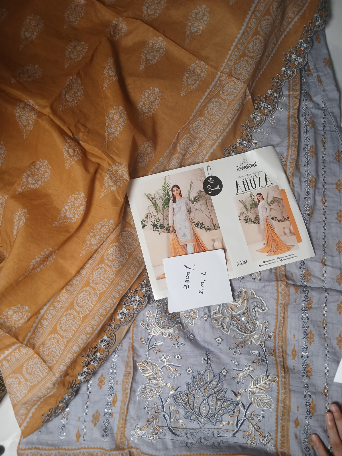 Tawakkal 3pc embroidery luxury